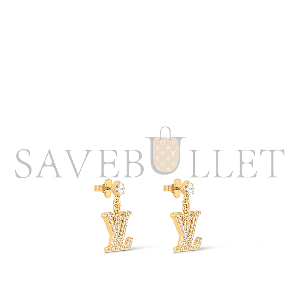 LOUIS VUITTON LADY LV EARRINGS M01844